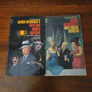 Lot of 2 Vintage Alfred Hitchcock Paperback Novels